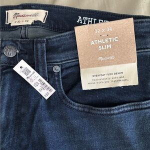 Madewell Men's Athletic Slim Jeans - Blue